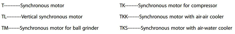 T Series Synchronous Motors